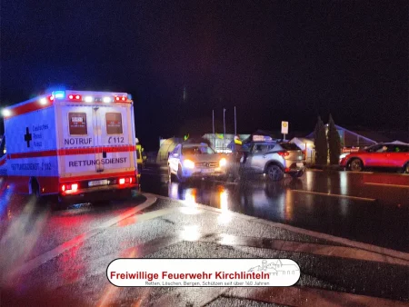 Unfallstelle des Verkehrsunfalls am 19.11.25
