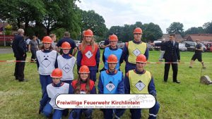 Jugendliche der Jugendfeuerwehr bei den Wettkämpfen